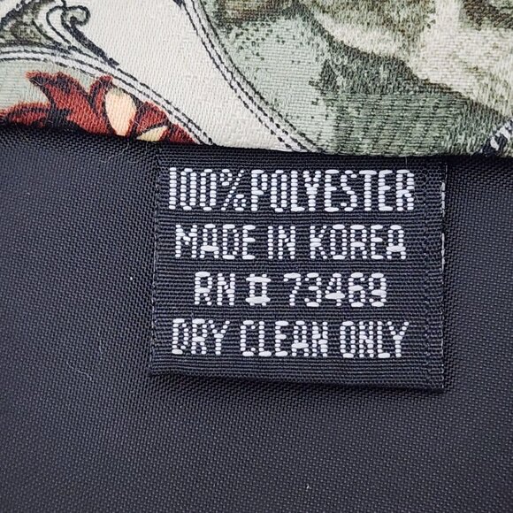 Tasmanian Devil and Money Necktie by Looney Tunes 1997 Green Polyester 57.5" L 3 - Picture 6 of 6